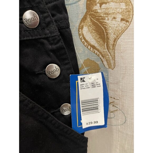 NWT VTG 90s Disney Pooh Tigger Black Short Overalls Women’s 22W Plus Collector - Picture 5 of 16